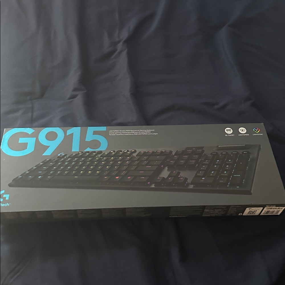 Logitech G915 RGB Wireless Keyboard - Black